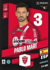 Figurina Pablo Marí - Calciatori 2022-2023 - Panini