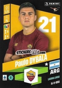 Figurina Paulo Dybala - Calciatori 2022-2023 - Panini