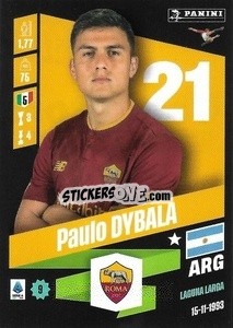 Sticker Paulo Dybala - Calciatori 2022-2023 n. 379 - Panini