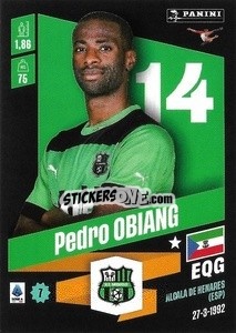 Cromo Pedro Obiang - Calciatori 2022-2023 - Panini