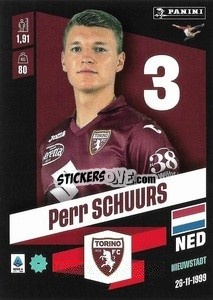 Sticker Perr Schuurs - Calciatori 2022-2023 - Panini