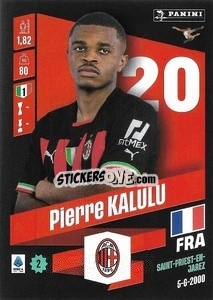 Sticker Pierre Kalulu - Calciatori 2022-2023 n. 283 - Panini