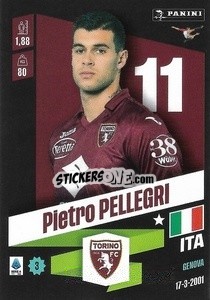 Figurina Pietro Pellegri - Calciatori 2022-2023 - Panini