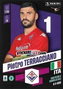 Figurina Pietro Terracciano - Calciatori 2022-2023 - Panini