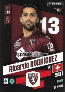 Sticker Ricardo Rodríguez - Calciatori 2022-2023 n. 501 - Panini
