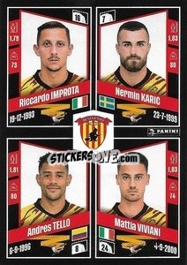 Sticker Riccardo Improta / Nermin Karić / Andrés Tello / Mattia Viviani - Calciatori 2022-2023 - Panini