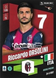 Sticker Riccardo Orsolini - Calciatori 2022-2023 - Panini