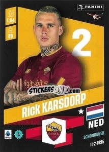 Sticker Rick Karsdorp - Calciatori 2022-2023 - Panini