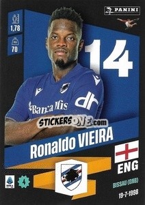 Sticker Ronaldo Vieira - Calciatori 2022-2023 - Panini