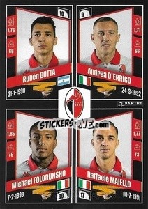 Sticker Rubén Botta / Andrea D'Errico / Michael Folorunsho / Raffaele Maiello - Calciatori 2022-2023 - Panini
