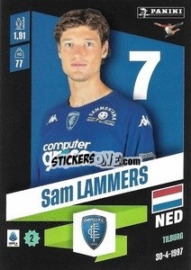 Sticker Sam Lammers - Calciatori 2022-2023 - Panini