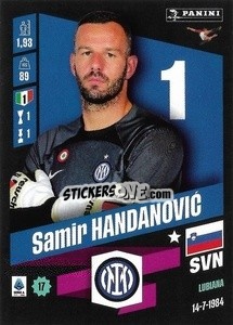 Figurina Samir Handanović - Calciatori 2022-2023 - Panini