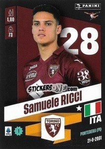 Sticker Samuele Ricci - Calciatori 2022-2023 - Panini