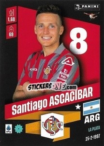 Figurina Santiago Ascacíbar - Calciatori 2022-2023 - Panini