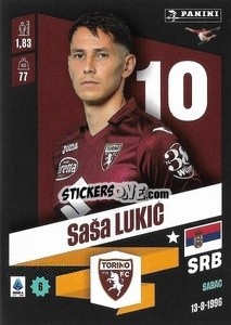 Figurina Saša Lukić - Calciatori 2022-2023 - Panini