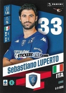 Cromo Sebastiano Luperto - Calciatori 2022-2023 - Panini