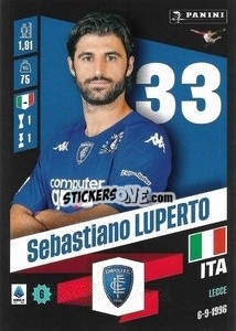 Figurina Sebastiano Luperto - Calciatori 2022-2023 - Panini