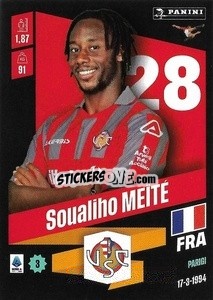 Figurina Soualiho Meïté - Calciatori 2022-2023 - Panini