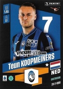 Cromo Teun Koopmeiners - Calciatori 2022-2023 - Panini