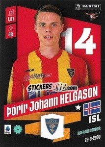 Figurina Þórir Jóhann Helgason - Calciatori 2022-2023 - Panini