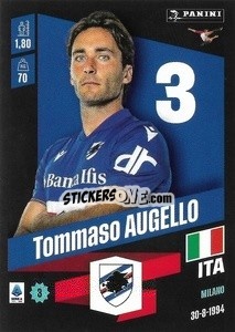 Sticker Tommaso Augello - Calciatori 2022-2023 - Panini