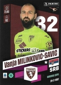 Sticker Vanja Milinković-Savić - Calciatori 2022-2023 - Panini