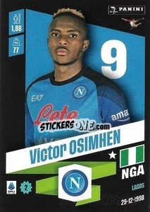 Sticker Victor Osimhen - Calciatori 2022-2023 n. 350 - Panini