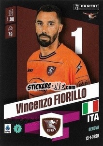 Cromo Vincenzo Fiorillo - Calciatori 2022-2023 - Panini