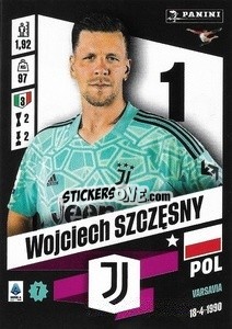 Sticker Wojciech Szczęsny - Calciatori 2022-2023 n. 197 - Panini