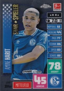Figurina Amine Harit - German Bundesliga 2020-2021. Match Attax Chrome n. 199 - Topps