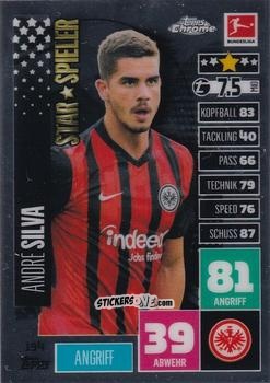 Sticker André Silva - German Bundesliga 2020-2021. Match Attax Chrome n. 194 - Topps