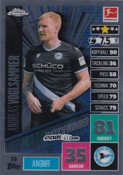 Cromo Andrea Voglsammer - German Bundesliga 2020-2021. Match Attax Chrome n. 56 - Topps