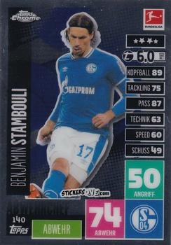 Figurina Benjamin Stambouli - German Bundesliga 2020-2021. Match Attax Chrome n. 140 - Topps