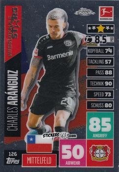 Sticker Charles Aránguiz - German Bundesliga 2020-2021. Match Attax Chrome n. 126 - Topps
