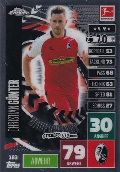 Cromo Christian Günter - German Bundesliga 2020-2021. Match Attax Chrome n. 183 - Topps