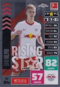 Figurina Dani Olmo - German Bundesliga 2020-2021. Match Attax Chrome n. 83 - Topps