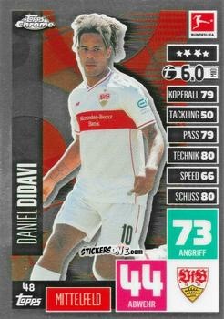Sticker Daniel Didavi - German Bundesliga 2020-2021. Match Attax Chrome n. 48 - Topps