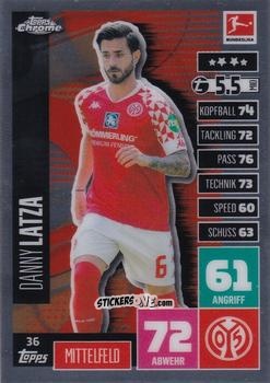 Cromo Danny Latza - German Bundesliga 2020-2021. Match Attax Chrome n. 36 - Topps