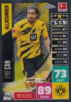 Cromo Emre Can - German Bundesliga 2020-2021. Match Attax Chrome n. 173 - Topps