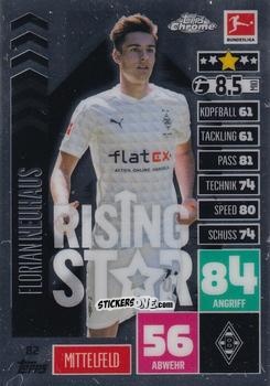 Figurina Florian Neuhaus - German Bundesliga 2020-2021. Match Attax Chrome n. 82 - Topps