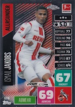 Figurina Ismail Jakobs - German Bundesliga 2020-2021. Match Attax Chrome n. 178 - Topps