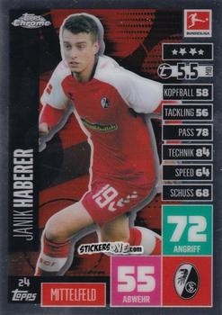Cromo Janik Haberer - German Bundesliga 2020-2021. Match Attax Chrome n. 24 - Topps