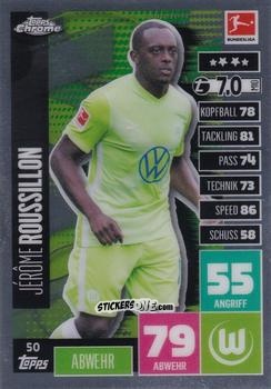 Sticker Jérôme Roussillon - German Bundesliga 2020-2021. Match Attax Chrome n. 50 - Topps