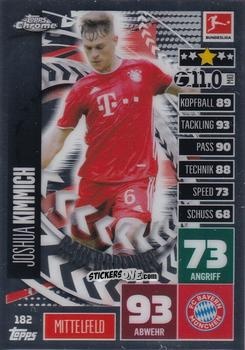 Cromo Joshua Kimmich - German Bundesliga 2020-2021. Match Attax Chrome n. 182 - Topps