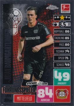 Cromo Julian Baumgartlinger - German Bundesliga 2020-2021. Match Attax Chrome n. 149 - Topps