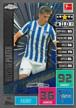 Cromo Krzysztof Piatek - German Bundesliga 2020-2021. Match Attax Chrome n. 54 - Topps