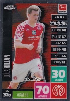 Cromo Luca Kilian - German Bundesliga 2020-2021. Match Attax Chrome n. 35 - Topps