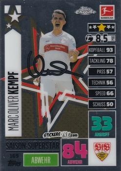Sticker Marc Oliver Kempf - German Bundesliga 2020-2021. Match Attax Chrome n. 169 - Topps