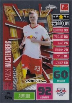 Figurina Marcel Halstenberg - German Bundesliga 2020-2021. Match Attax Chrome n. 76 - Topps