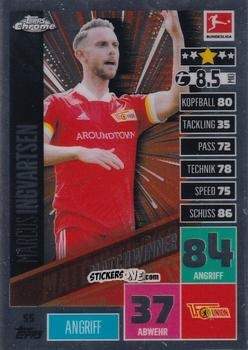 Figurina Marcus Ingvartsen - German Bundesliga 2020-2021. Match Attax Chrome n. 55 - Topps